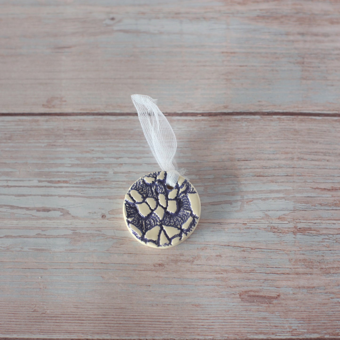 Pressed Lace Christmas Ornament