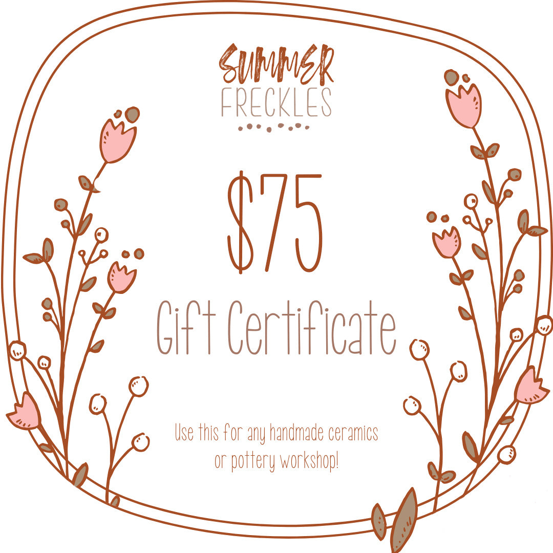 A Summer Freckles Gift Certificate
