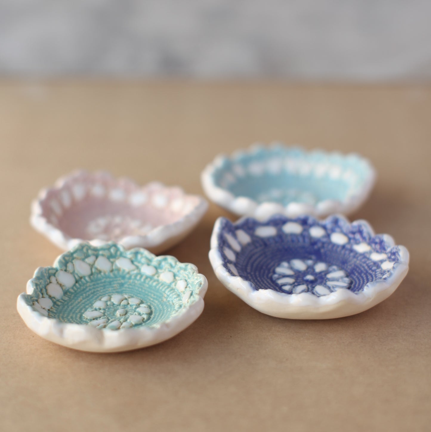 Pottery Workshop - Pressed Lace Dishes and Platters - Sign up to register interest