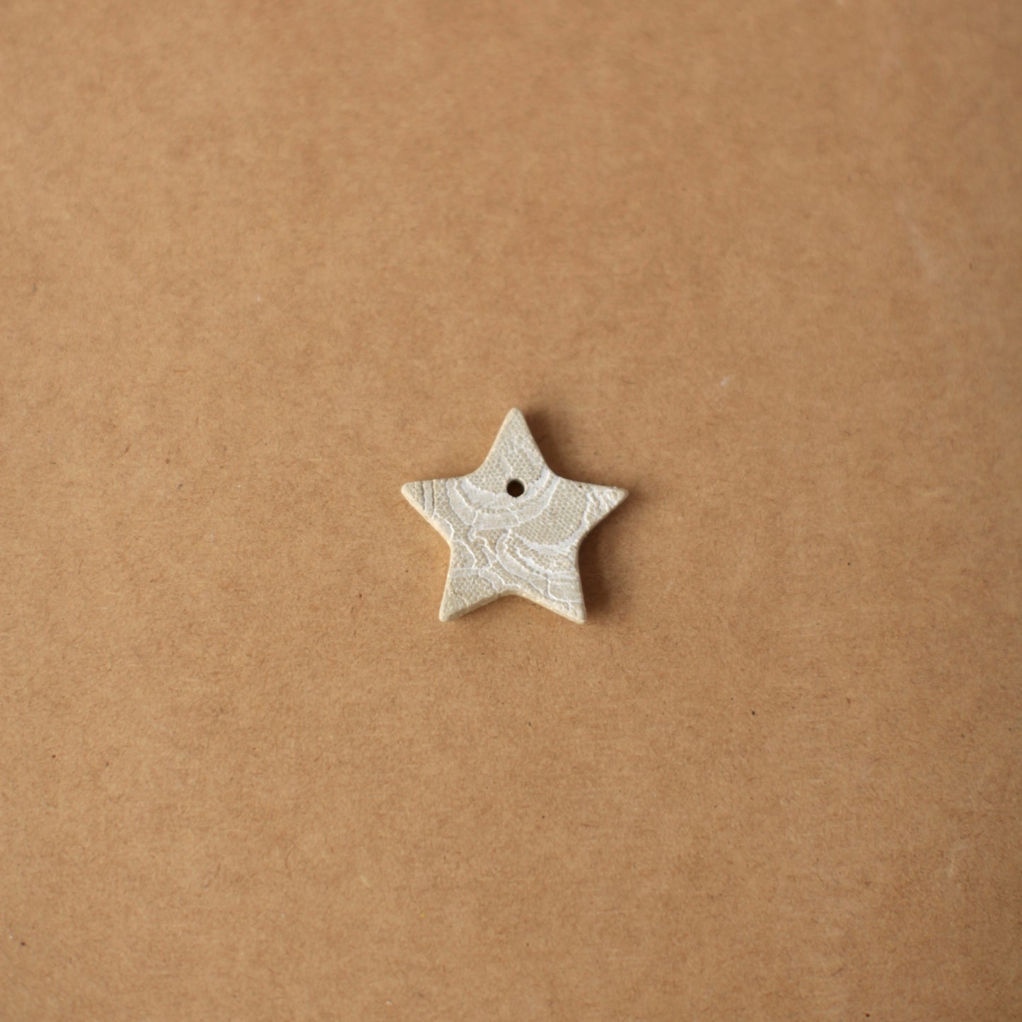 Pressed Lace Star Christmas Ornament